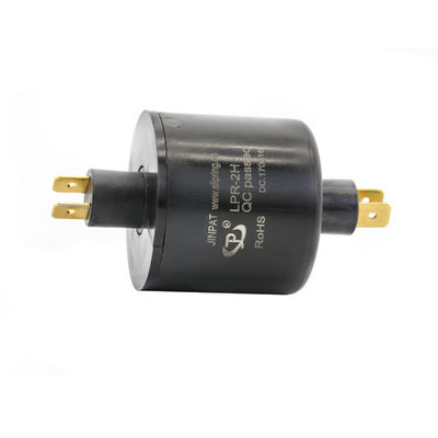 qualité  LPR Pin Slip Rings 2 Pin Slip Ring Rounds 25A Loading Capacity Strong Current Long Life usine